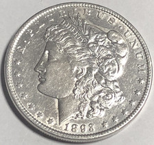 1893 MORGAN "AU+ GRADE" -