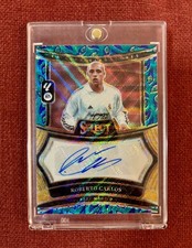 2024-25 Panini Seleziona La Liga Roberto Carlos Firme Onda Pavone SP