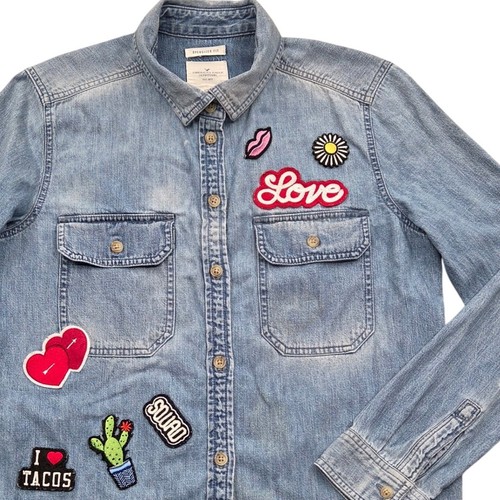 Camicia denim american eagle - camicia,