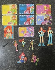 Lotto calamite e personaggi winx, usato come nuovo, vintage