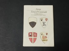 PALIO DI SIENA SIENA TERZI E CONTRADE COFANETTO 21 CARTONCINI FORMATO CARTOLINA