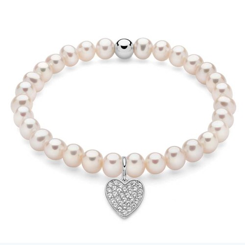 Bracciale donna miluna - bracciale, perle