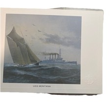 USS MONTANA NAVAL Art Print