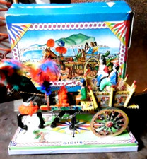 Carrettino siciliano con scatola anni 60