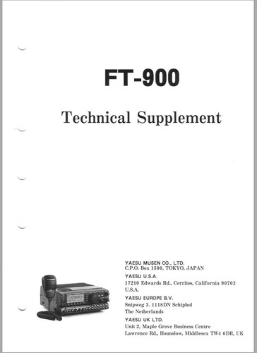 Yaesu 900 manuale - yaesu, di