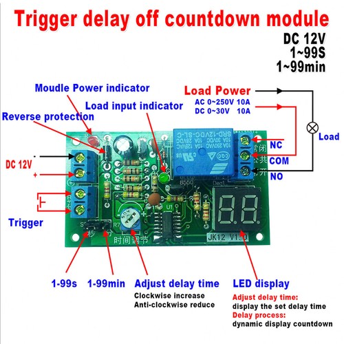 1pz led modulo temporizzatore - led,