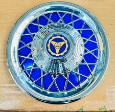 COPRI CERCHIO CROMATO BLU RUOTE VESPA 3.50-10 ORIGINALE PIAGGIO 610166M