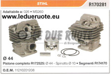 11210201208 KIT CILINDRO E PISTONE  STIHL 026 MS260 MOTOSEGA Ø 44