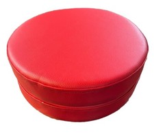 Cuscino 1 seduta fatto a mano per fusto olio sgabello sgabello bar fusto garage 60L/rosso