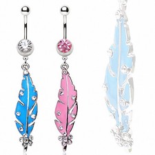 Piercing Ombelico Penna