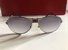 CHANEL AVIATOR 4123-Q ORIGINALE VINTAGE OTTIME CONDIZIONI CON CUSTODIA
