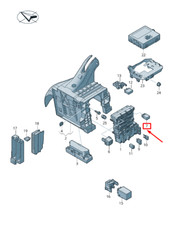 VW GOLF VI 5K MK6 Relais