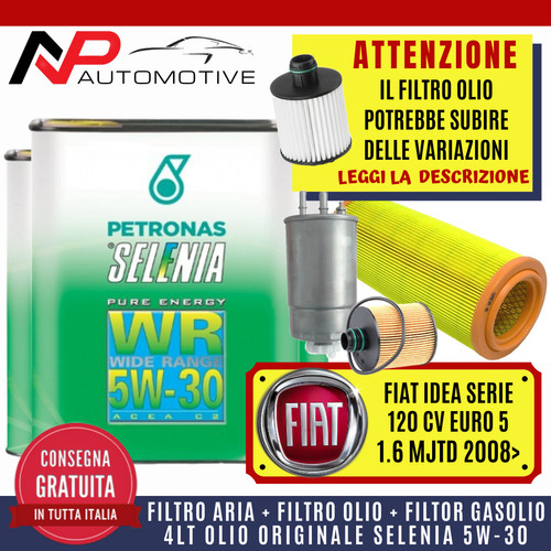 Kit tagliando fiat idea - fiat,