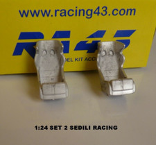 1/24 Set 2 sedile seat Racing