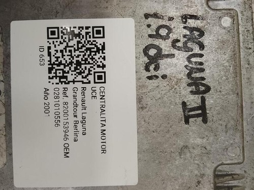 0281010556 centralina motore