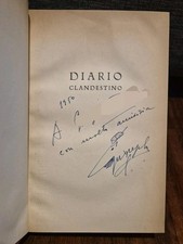 GUARESCHI Diario clandestino DEDICA DISEGNO AUTOGRAFO
