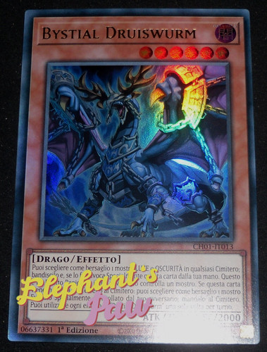Yugioh bystial druiswurm - yugioh,