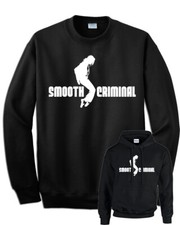 Felpa michael jackson smooth con tascone e cappuccio o senza cappuccio regalo