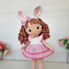 Bambola all'uncinetto angelo