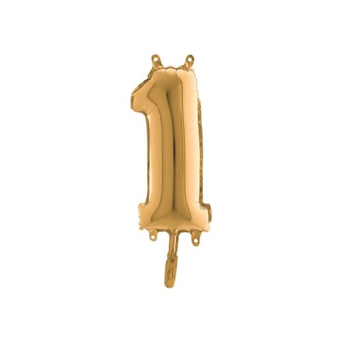 Palloncini mylar numero oro - mylar,