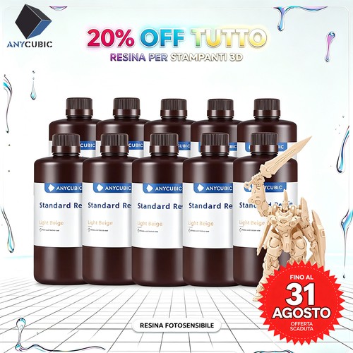 10kg anycubic resina base - resina, uv