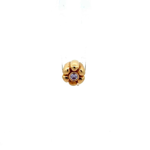 Pandora charm oro - charm, perla