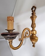 appliques antico in ferro battuto pezzo unico vintage illuminazioni luce lampada