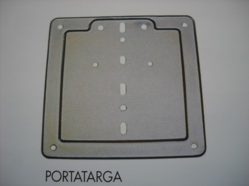 Supporto targa metallo - supporto,