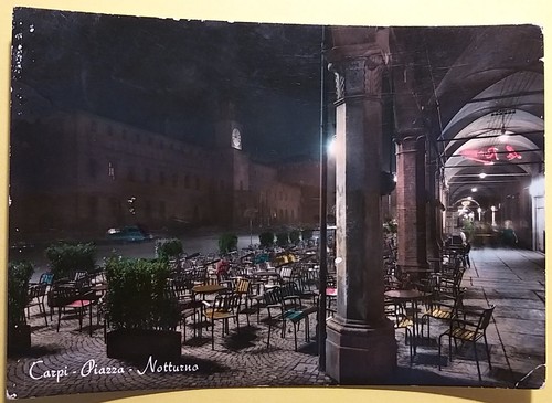 Carpi piazza - (modena).,