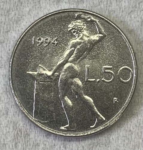 Moneta 50 lire 1994 - moneta,