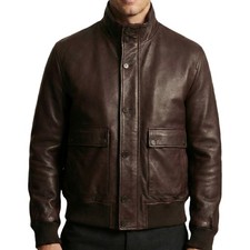 Giacca bomber Burberry pelle
