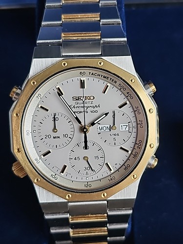 Seiko 7a38 7020 - seiko, oak