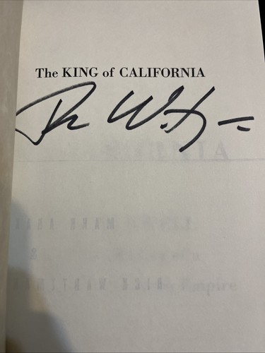Signed the king california - the, of