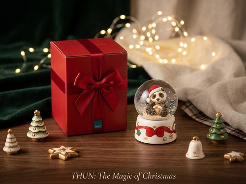 Thun palla natale panda - natale,