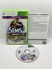 The Sims 3: Pets - Edizione Limitata (Microsoft Xbox 360, 2011) Testato CIB