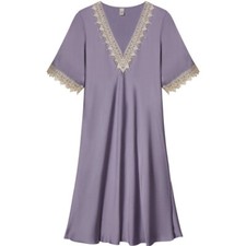 Donna Raso Finta Seta Camicia