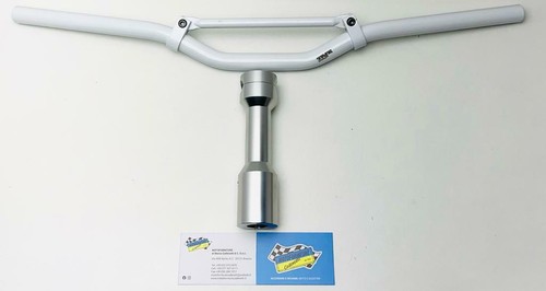 Manubrio bianco naked mozzo - bianco, +