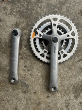 Guarnitura Shimano Deore LX FC-M550 46/36/24 7 velocità conica quadrata 175 mm argento A1