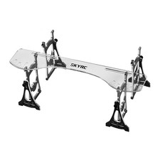 Sistema di allestimento auto radiocomandato nero per passeggini 1/10 con manometri