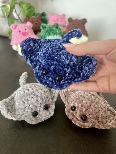 Pupazzi amigurumi pesci razze - amigurumi,