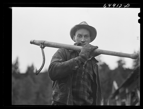 Foto lumberjack boscaiolo con - lumberjack,