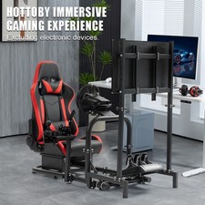 Hottoby Driving Sim Cockpit Con Supporto Per Monitor E Sedile Adatto Per G27 G29