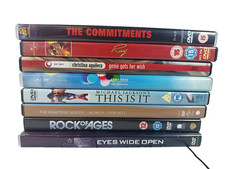8 music DVD bundle. various