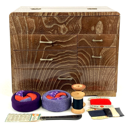 Scatola cucire vintage - da,