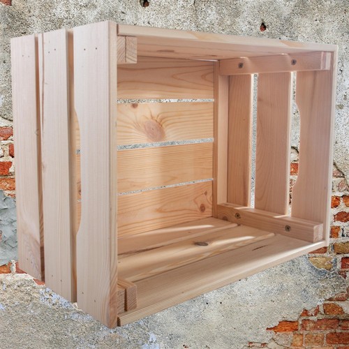 Cassa legno profonda - in,