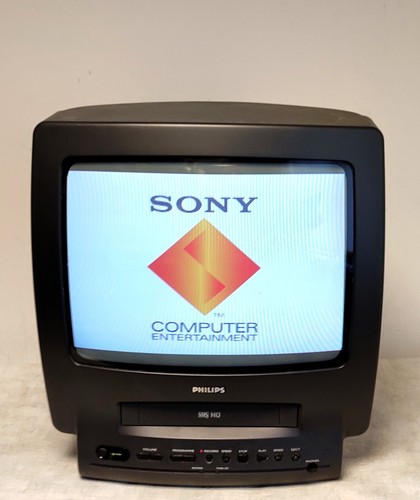Philips crt vcr combo - tv,