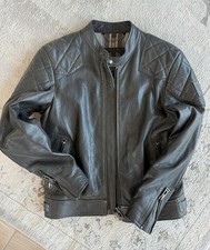 Giacca di pelle nera