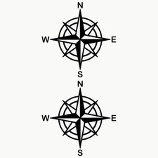 Pack 2 Unita Bussola Rosa Dei