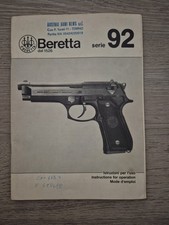 Armi - Istruzioni uso Pistola Beretta serie 92 - 