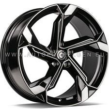Nuovi cerchi in lega Audi Q7 Q8 S Style 21 pollici 9,5j 5x112 ET25 nero argento 4